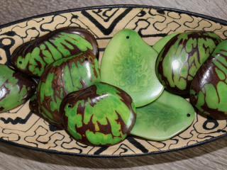 Tagua - placka (zelená)