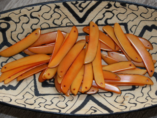 Tagua tyčka (tenká, oranžová)