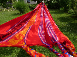 Hamaka Ekvádor (červená, 115x210 cm)