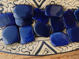 Tagua obdélník (modrý, 2 dírky, bez kresby)