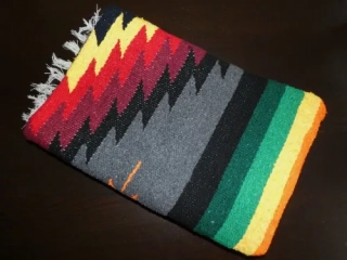 Deka vzor (tmavě šedá)